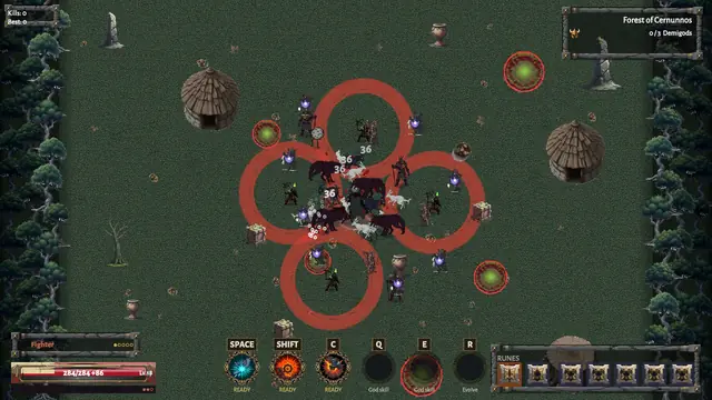 The swarm, and the danger rings to dodge