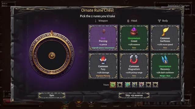 A rune chest: mark two, spin the wheel